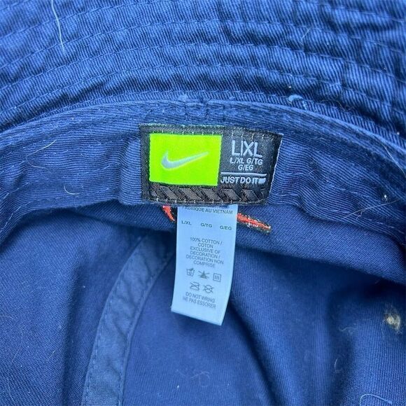 Nike Dri-FIT UVA Cavaliers Blue Reversible Bucket Hat Unisex L/xl - Picture 3 of 3